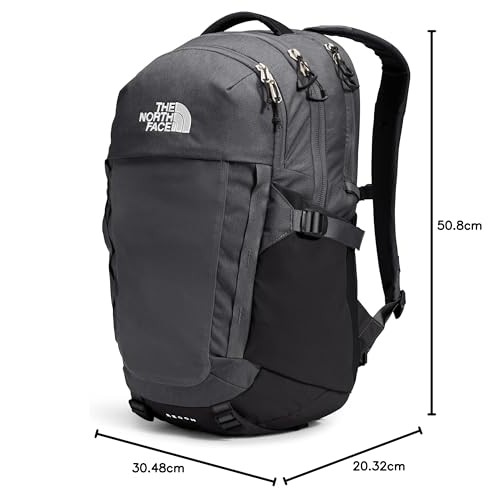 The North Face Recon Rucksack Backpack, Asphalt Grey Light Heather/Tnf Black, 30L-5