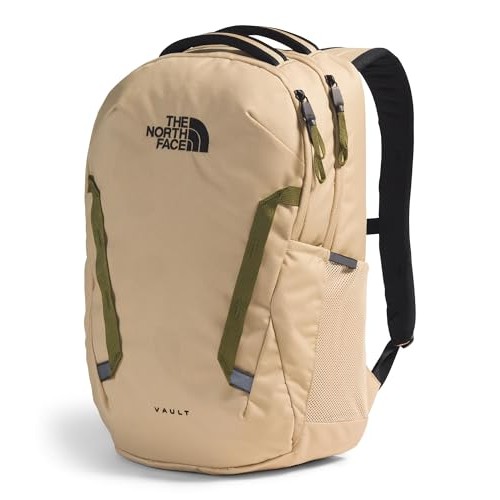 The North Face Vault Everyday Laptop Backpack, Khaki Stone/Tnf Black, One Size-1
