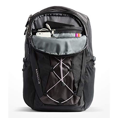 The North Face Women Borealis Backpack, Rabbit Grey/Asphalt Grey, One Size-1