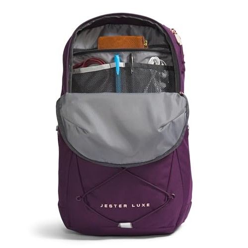 The North Face Women's Every Day Jester Laptop Backpack, Black Currant Purple/Burnt Coral Metallic, One Size, Jester Luxe-4