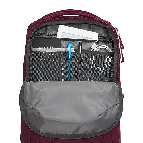 The North Face Women's Jester Everyday Laptop Backpack, Boysenberry/Burnt Coral Metallic, One Size-3