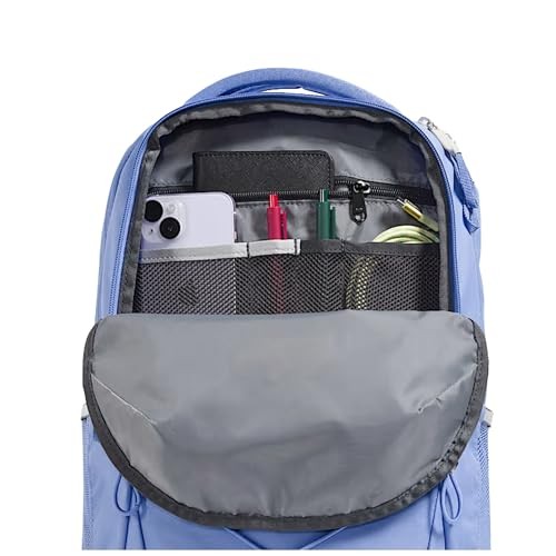 The North Face Jester Luxe Women's Everyday Laptop Backpack, PFAS Free, Virtual Blue/Silver Metallic, One Size-2