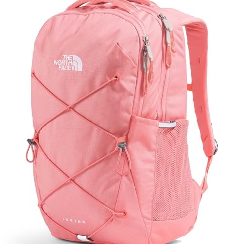The North Face Women's Jester Luxe Everyday Laptop Backpack, Coral Crush Light Heather/Coral Crush, One Size-1