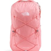 The North Face Women's Jester Luxe Everyday Laptop Backpack, Coral Crush Light Heather/Coral Crush, One Size