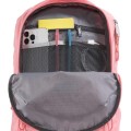 The North Face Women's Jester Luxe Everyday Laptop Backpack, Coral Crush Light Heather/Coral Crush, One Size