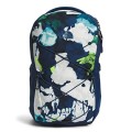 The North Face Women’s Jester School Laptop Backpack, Summit Navy Abstract Floral Print/Shady Blue, One Size