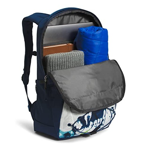 The North Face Women’s Jester School Laptop Backpack, Summit Navy Abstract Floral Print/Shady Blue, One Size-3