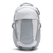 The North Face Women's Recon Backpack, Tnf White Metallic Mélange/Mid Grey, One Size