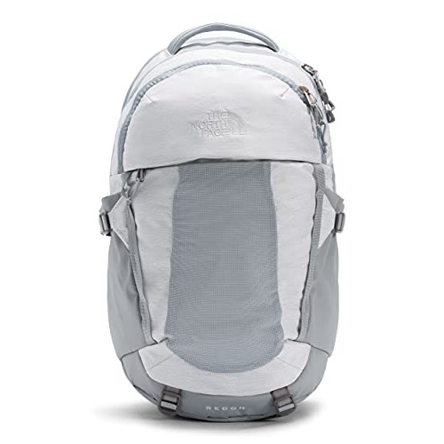 The North Face Women's Recon Backpack, Tnf White Metallic Mélange/Mid Grey, One Size