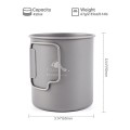 TOAKS 450ml Titanium Cup with Mesh Bag