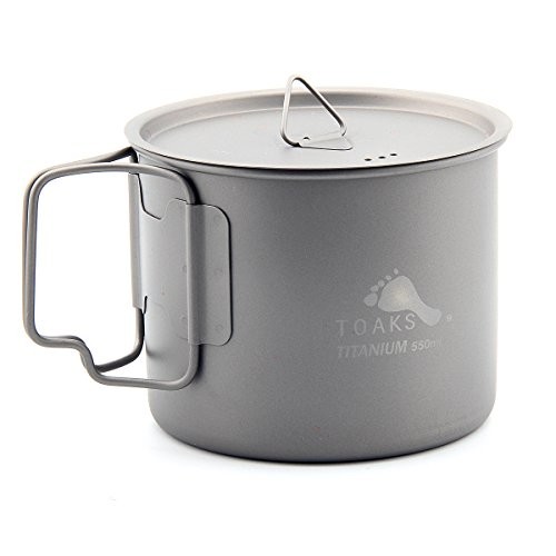 TOAKS Light Titanium 550ml Ultralight Pot