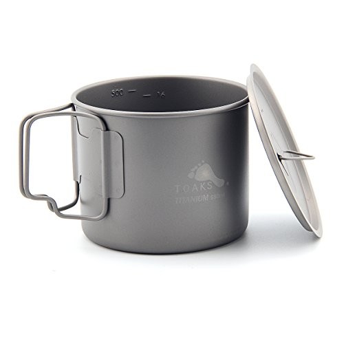 TOAKS Light Titanium 550ml Ultralight Pot-9
