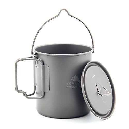 TOAKS Titanium 750ml Pot with Bail Handle-5