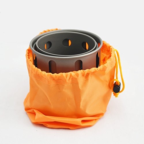 TOAKS Small Titanium Backpacking Wood Burning Stove STV-12-6