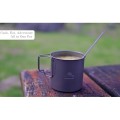 TOAKS Titanium Camping Pot Cup 650ml, with lid