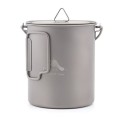 TOAKS Titanium Camping Pot Cup 750ml with Lid and Mesh Sack