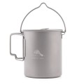 TOAKS Titanium Camping Pot Cup 750ml with Lid and Mesh Sack