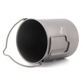 TOAKS Titanium Camping Pot Cup 750ml with Lid and Mesh Sack