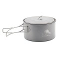 TOAKS Titanium Camping Pot Cup 900ml, POT-900-D130