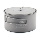 TOAKS Titanium Camping Pot Cup 900ml, POT-900-D130