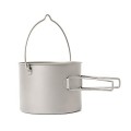 TOAKS Titanium Camping Hanging Pot with Bail Handle, 1300ml