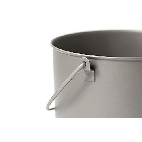 TOAKS Titanium Camping Hanging Pot with Bail Handle, 1300ml-4