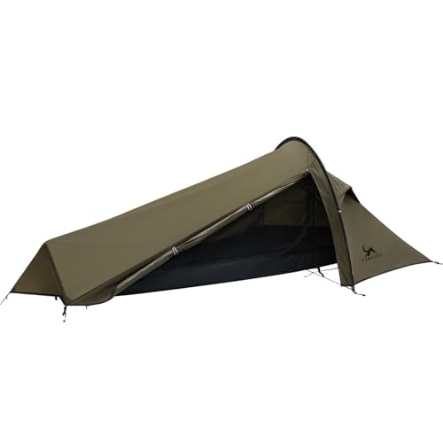 FreiZelt Ultralight 1-Person Waterproof Bivy Tent, 1100g, 20D Nylon