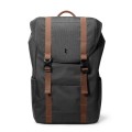 tomtoc VintPack TA1 22L Flap Laptop Backpack, Black, M