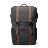 tomtoc VintPack TA1 22L Flap Laptop Backpack, Black, M