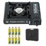 Camping Stove + 8 Butane Gas