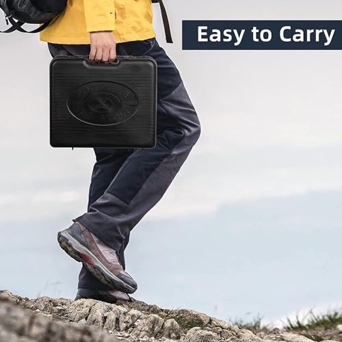 Top Home Solutions Camping Stove Only, Portable Gas Stove with Carry Case, Auto Ignition, Heat Control, EN417 Compliant, Black-6