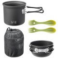 Trail Outdoor Leisure 4 Piece Camping Cookware Set for 1-2 People