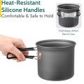 Trail Outdoor Leisure 4 Piece Camping Cookware Set for 1-2 People
