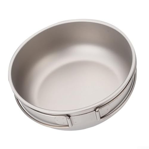Girftong Ultralight Pure Titanium Camping Frypan, 1200ml-2