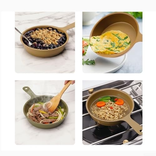 Valixirant 304 steel small frying pan, 13 cm, green-3