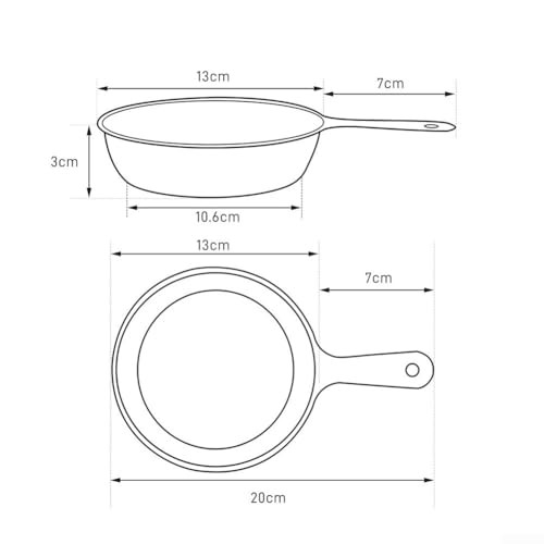 Valixirant 304 steel small frying pan, 13 cm, green-4