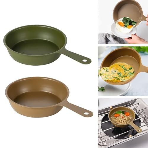 Valixirant 304 steel small frying pan, 13 cm, green-5