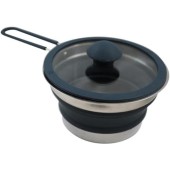 Vango 1L Non-Stick Collapsible Pot, Deep Grey