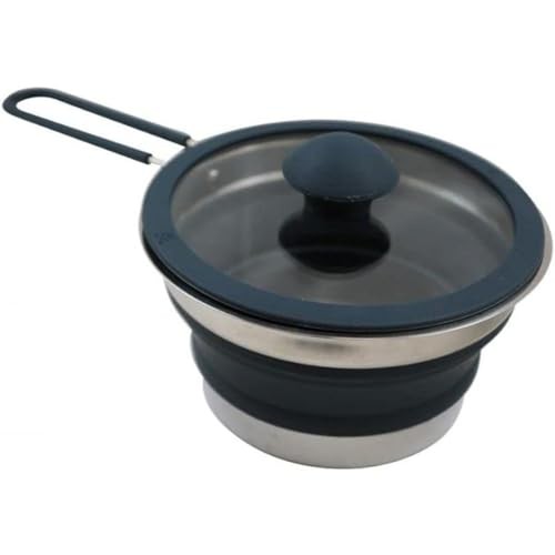 Vango 1L Non-Stick Collapsible Pot, Deep Grey