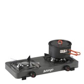 Vango Blaze Double Burner Camping Stove, compact outdoor gas cooker