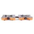 Vango Inferno Double Camping Stove, 2 x 2.4kW Dual Burner Gas Cooker