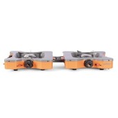 Vango Inferno Double Camping Stove, 2 x 2.4kW Dual Burner Gas Cooker