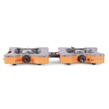 Vango Inferno Double Camping Stove, 2 x 2.4kW Dual Burner Gas Cooker
