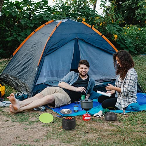 VINTEAM 21-Piece Camping Cookware Set with Mini Stove-1