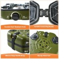 Warmiehomy Double Portable Camping Stove, 17000 BTU, Green