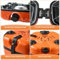 Warmiehomy Double Portable Camping Stove, 17000 BTU, Orange