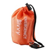 wellrun Survival Bivvy Bag with Whistle, 210 x 90 cm, Orange