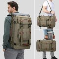 WITZMAN Canvas Vintage Travel Backpack, Light Green