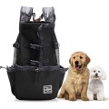 Woolala Lightweight Pet Carrier Backpack for Small and Medium Dogs, Black, L