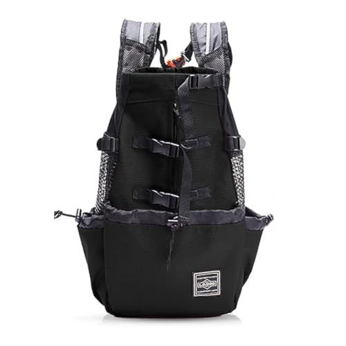 Woolala Lightweight Pet Carrier Backpack for Small and Medium Dogs, Black, L-6